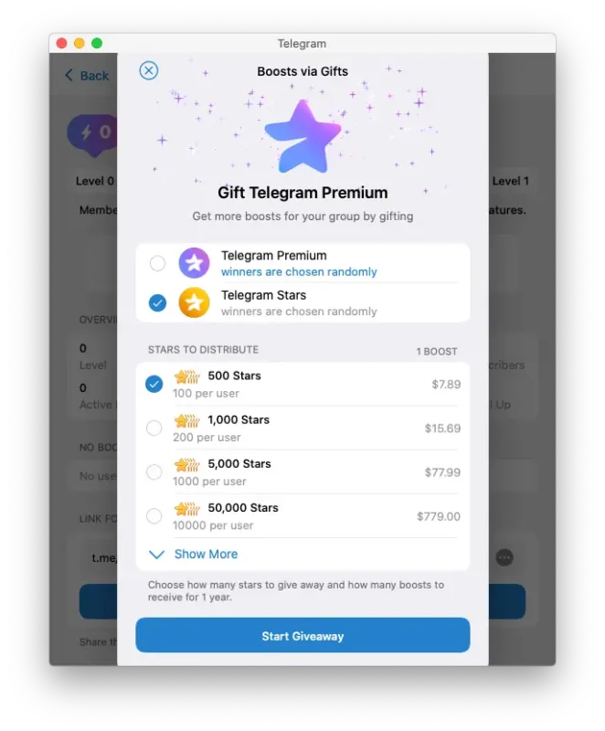 استارز تلگرام (Telegram Stars) 2 استارز تلگرام (Telegram Stars) | تصویر 2