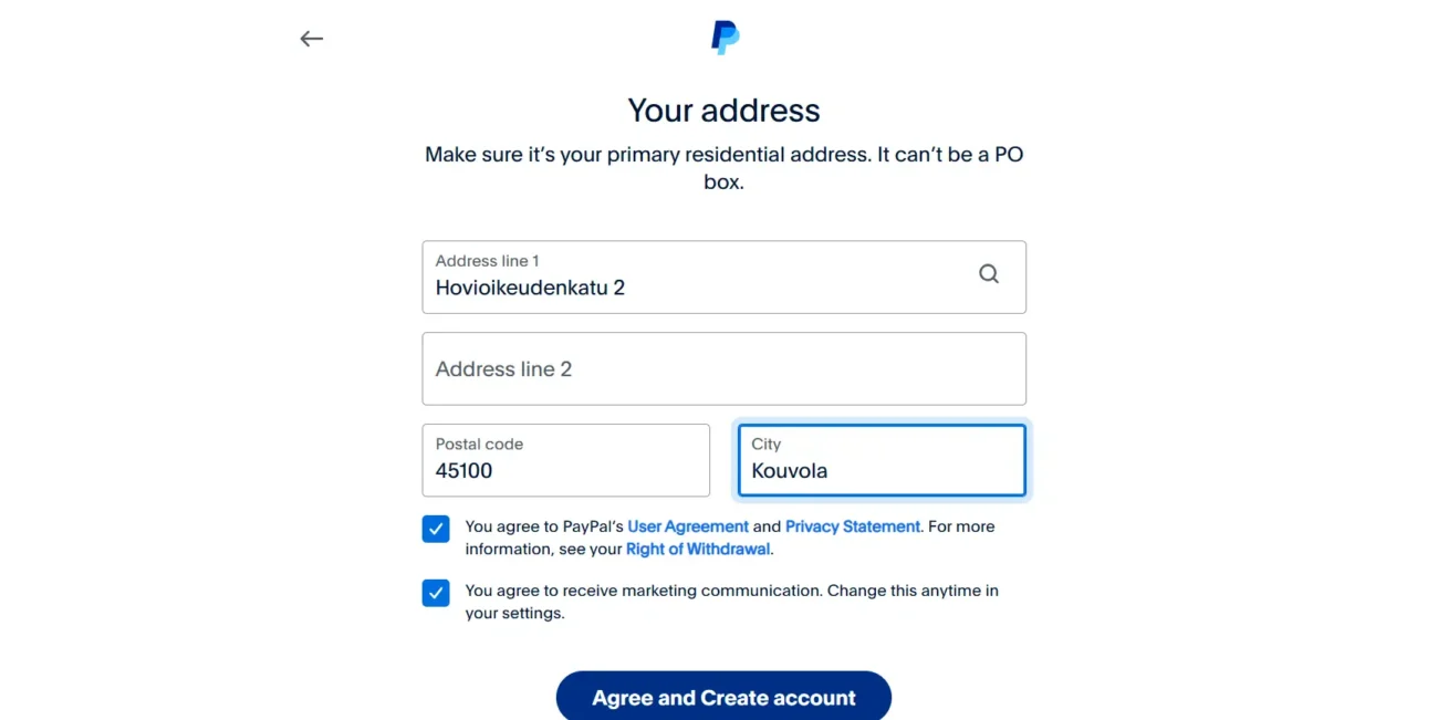 راهنمای صفر تا صد وریفایکردن پیپال PayPal 9 راهنمای صفر تا صد وریفایکردن پیپال PayPal | تصویر 9