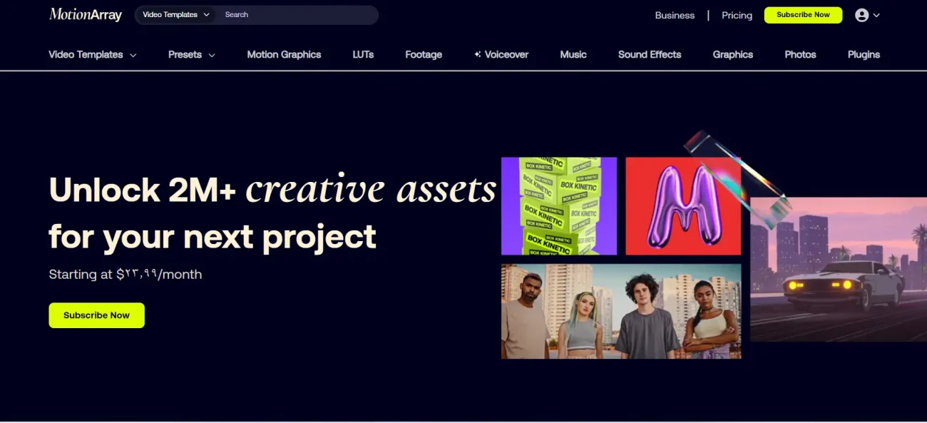 اشتراک موشن اری (Motion Array) | تصویر 2