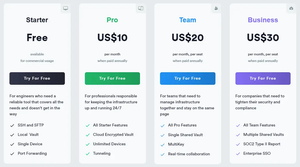 اشتراک ترمیوس پرو (Termius Pro) 5 اشتراک ترمیوس پرو (Termius Pro) | تصویر 5